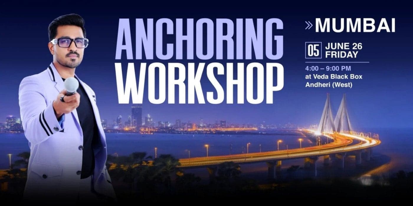 ANCHORING WORKSHOP IN MUMBAI BY Friendly Host Akash